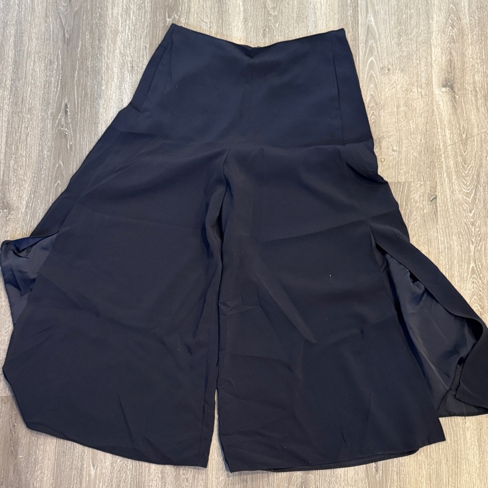 Top shop Navy Wide-Leg Culottes